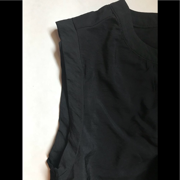 NWT LOFT Fluid Drawstring Black Jumpsuit Size: S - Picture 7 of 7